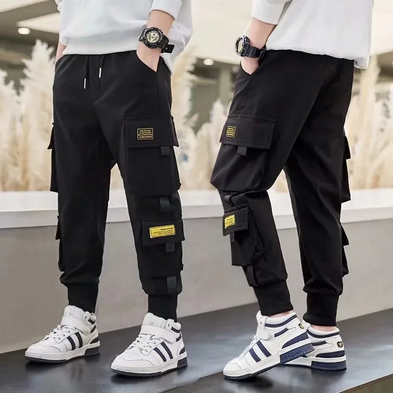 New Spring and Autumn Children's Teenage Boys Casual School Sports Pants Korean Pants Jogging Children's Jogging Sports Pants